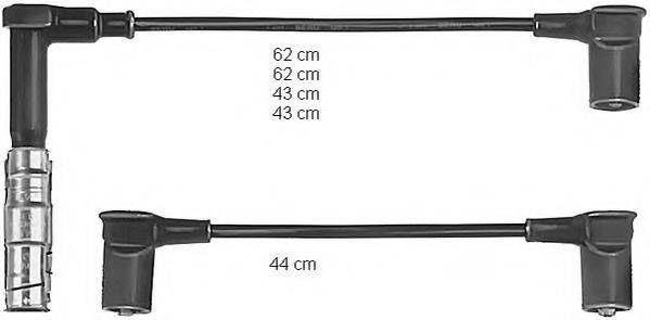 Комплект дротів запалення BERU ZEF585