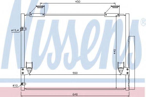 Конденсатор, кондиціонер NISSENS 940083