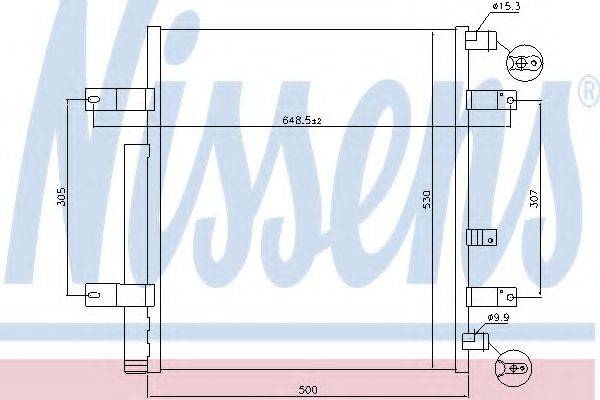 Конденсатор, кондиціонер NISSENS 940094