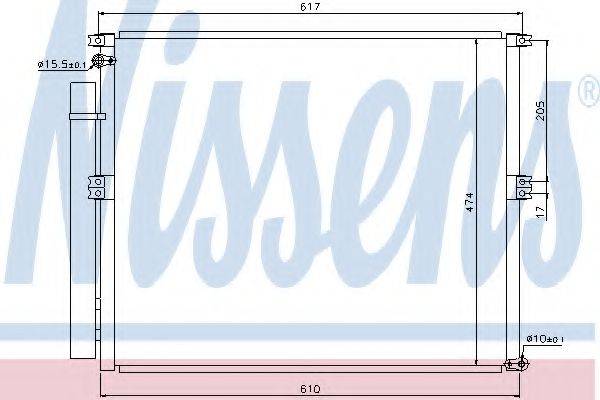 Конденсатор, кондиціонер NISSENS 940106