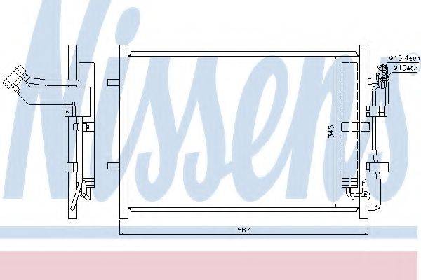 Конденсатор, кондиціонер NISSENS 940148