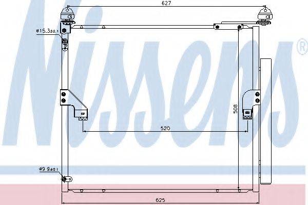 Конденсатор, кондиціонер NISSENS 940367