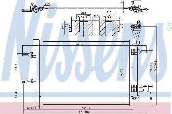 Конденсатор, кондиціонер NISSENS 940511