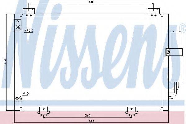 Конденсатор, кондиціонер NISSENS 94581