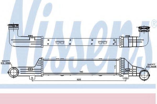 Інтеркулер NISSENS 96899