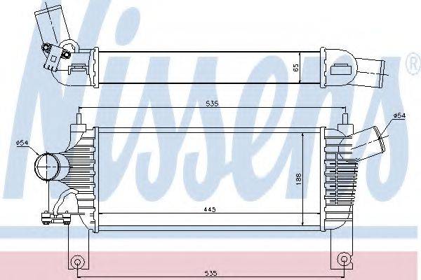 Інтеркулер NISSENS 96622