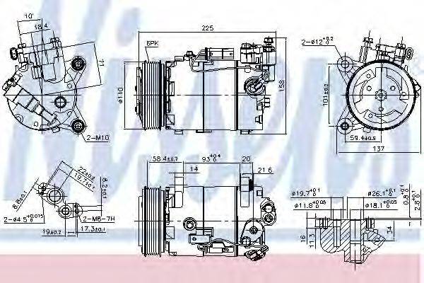 Компресор, кондиціонер NISSENS 890099