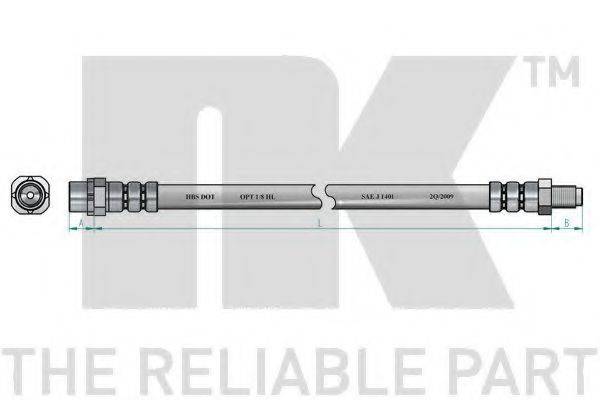 Гальмівний шланг NK 851522