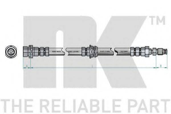 Гальмівний шланг NK 853247