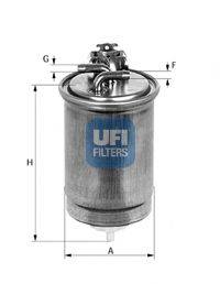 Топливный фильтр UFI 24.424.00