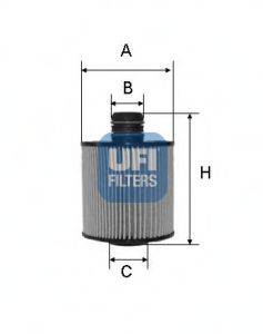 Масляный фильтр UFI 25.083.00