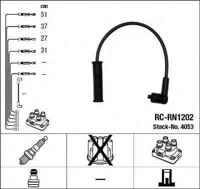 Комплект дротів запалення NGK 4053