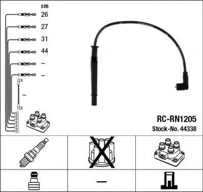 Комплект дротів запалення NGK 44338