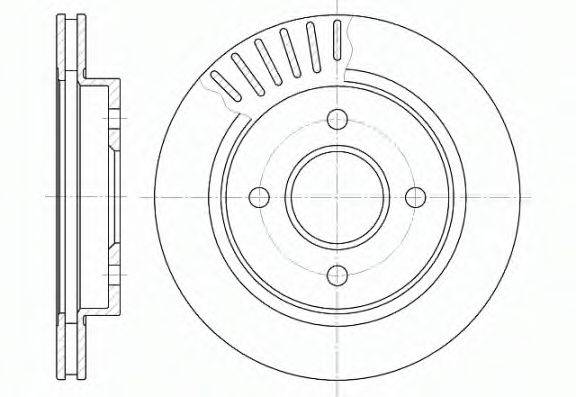 гальмівний диск REMSA 6160.10