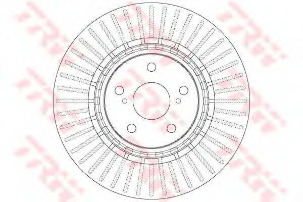 гальмівний диск TRW DF6265