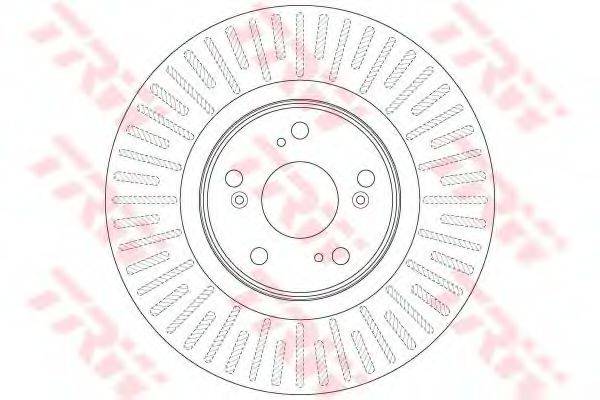 гальмівний диск TRW DF6437