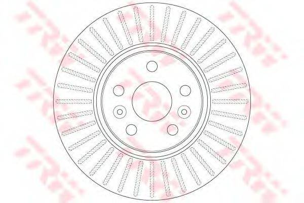 гальмівний диск TRW DF6449
