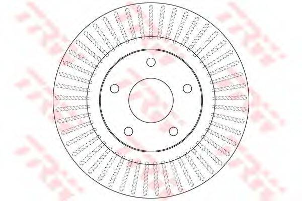 гальмівний диск TRW DF6533