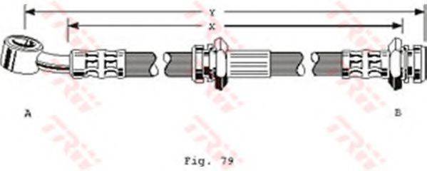 Гальмівний шланг TRW PHD170