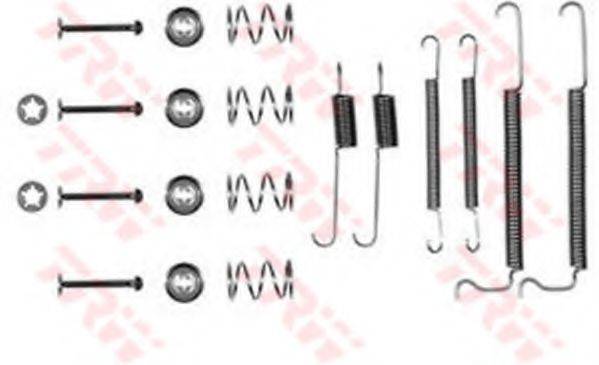Комплектующие, тормозная колодка TRW SFK115