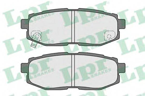 Комплект гальмівних колодок, дискове гальмо LPR 05P1577