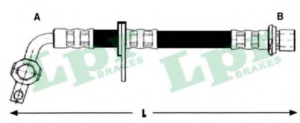 Гальмівний шланг LPR 6T48255