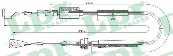 Тросик газу LPR C0030A