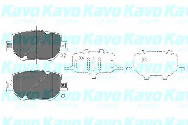 Комплект гальмівних колодок, дискове гальмо