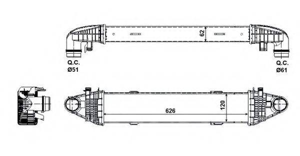 Інтеркулер NRF 30506