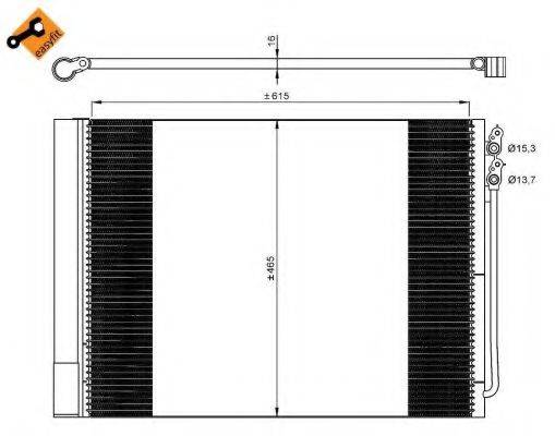 Конденсатор, кондиціонер NRF 350033