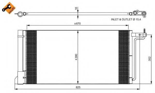 Конденсатор, кондиціонер NRF 350051