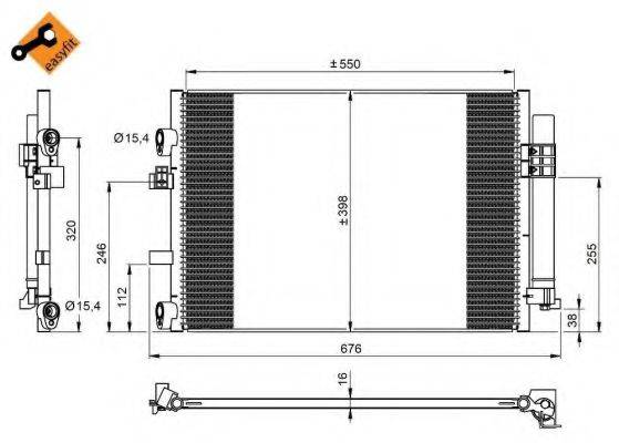 Конденсатор, кондиціонер NRF 350209