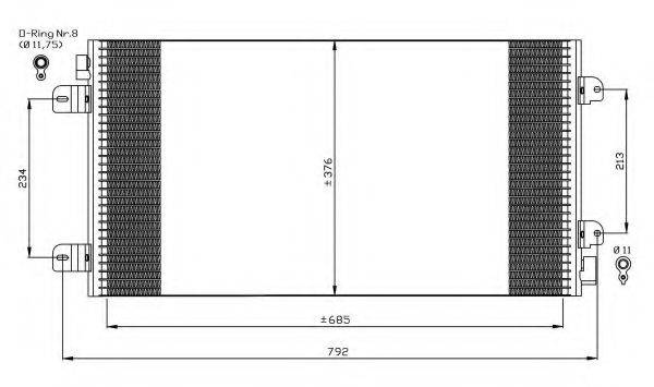 Конденсатор, кондиціонер NRF 35485