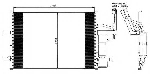 Конденсатор, кондиціонер NRF 35508