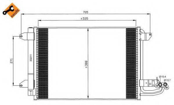 Конденсатор, кондиціонер NRF 35520