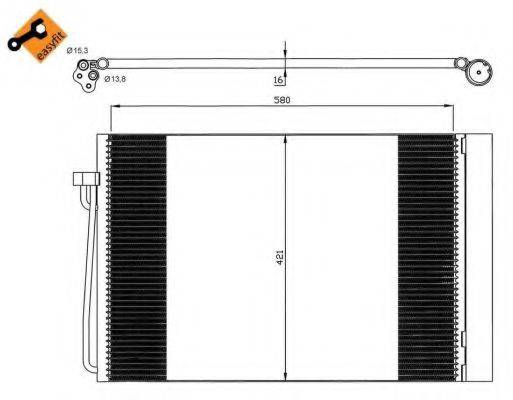 Конденсатор, кондиціонер NRF 35537