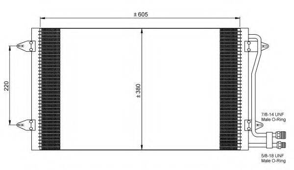 Конденсатор, кондиціонер NRF 35656