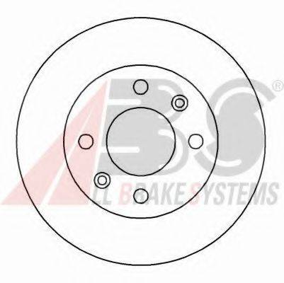 гальмівний диск A.B.S. 15112
