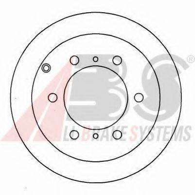 Тормозной диск A.B.S. 16471