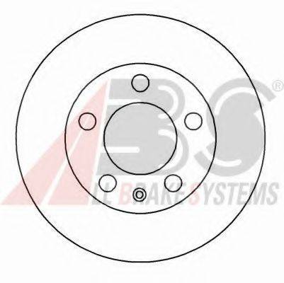 гальмівний диск A.B.S. 16883
