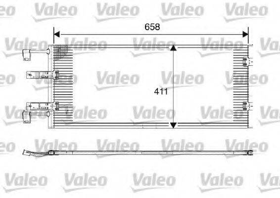 Конденсатор, кондиціонер VALEO 817645