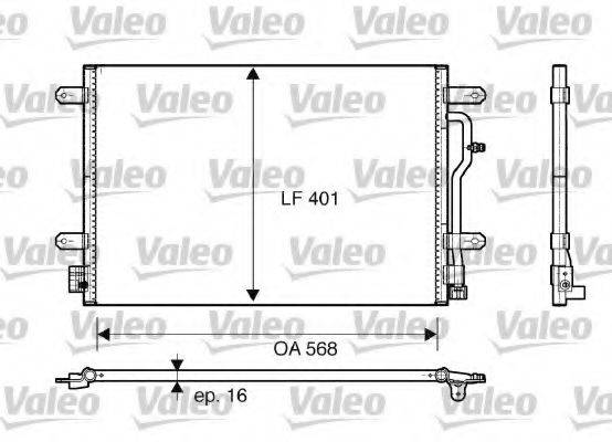 Конденсатор, кондиціонер VALEO 817741