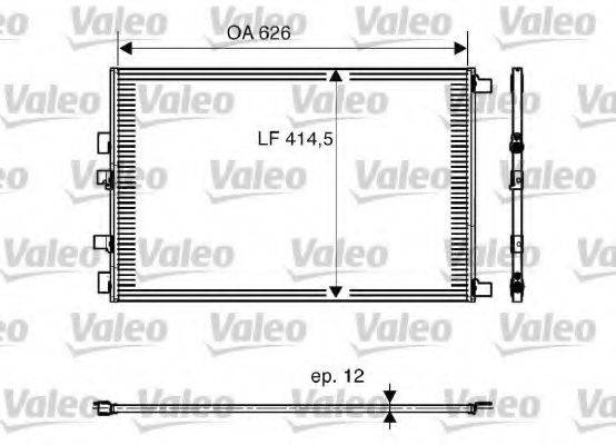 Конденсатор, кондиціонер VALEO 818002