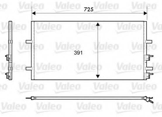 Конденсатор, кондиціонер VALEO 814087