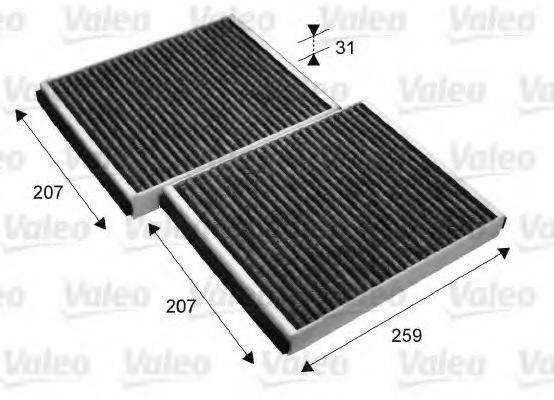 Фільтр, повітря у внутрішньому просторі VALEO 715690