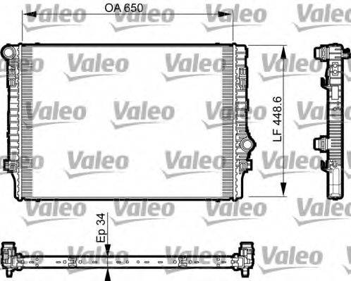 Радіатор, охолодження двигуна VALEO 735548