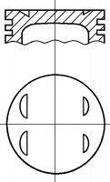 Поршень NURAL 87-425200-00