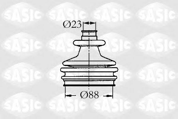 Комплект пильника, приводний вал SASIC 2933803