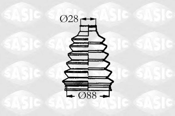 Комплект пильника, приводний вал SASIC 4003455