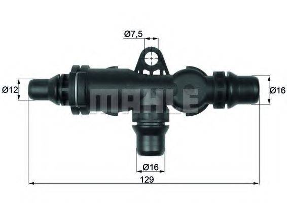 Термостат, масляне охолодження MAHLE ORIGINAL TO 4 82